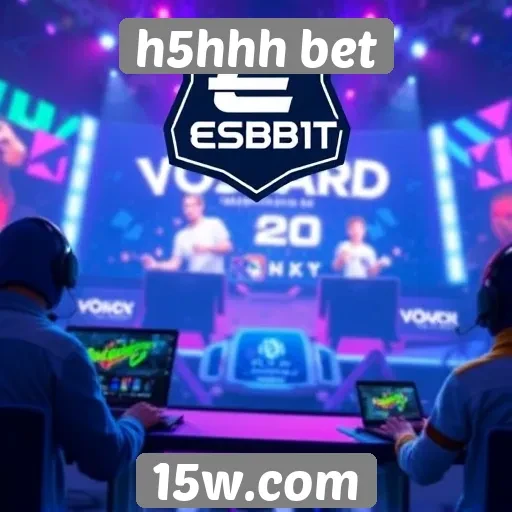 Eventos de eSports disponíveis no h5hhh bet