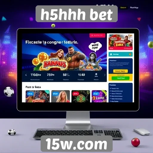 Avaliação da interface do site h5hhh bet